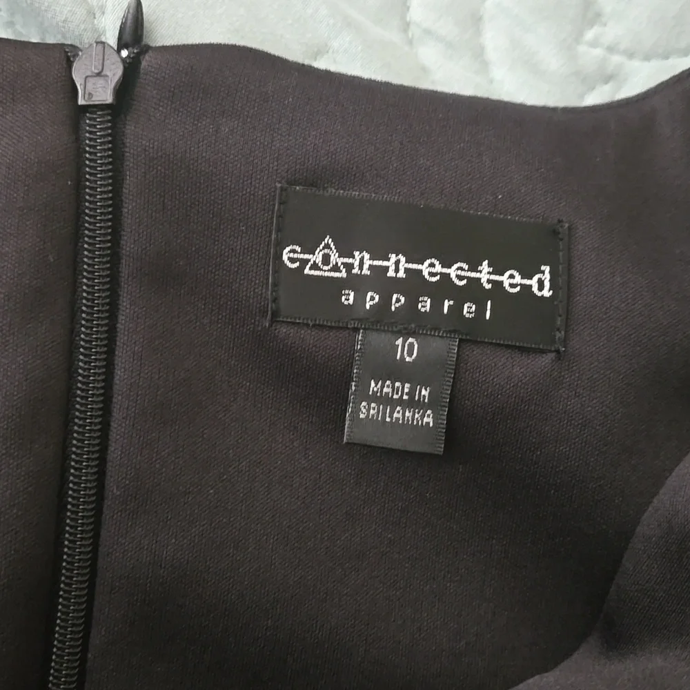 Womens Connected Apparel Black Dress Size 10